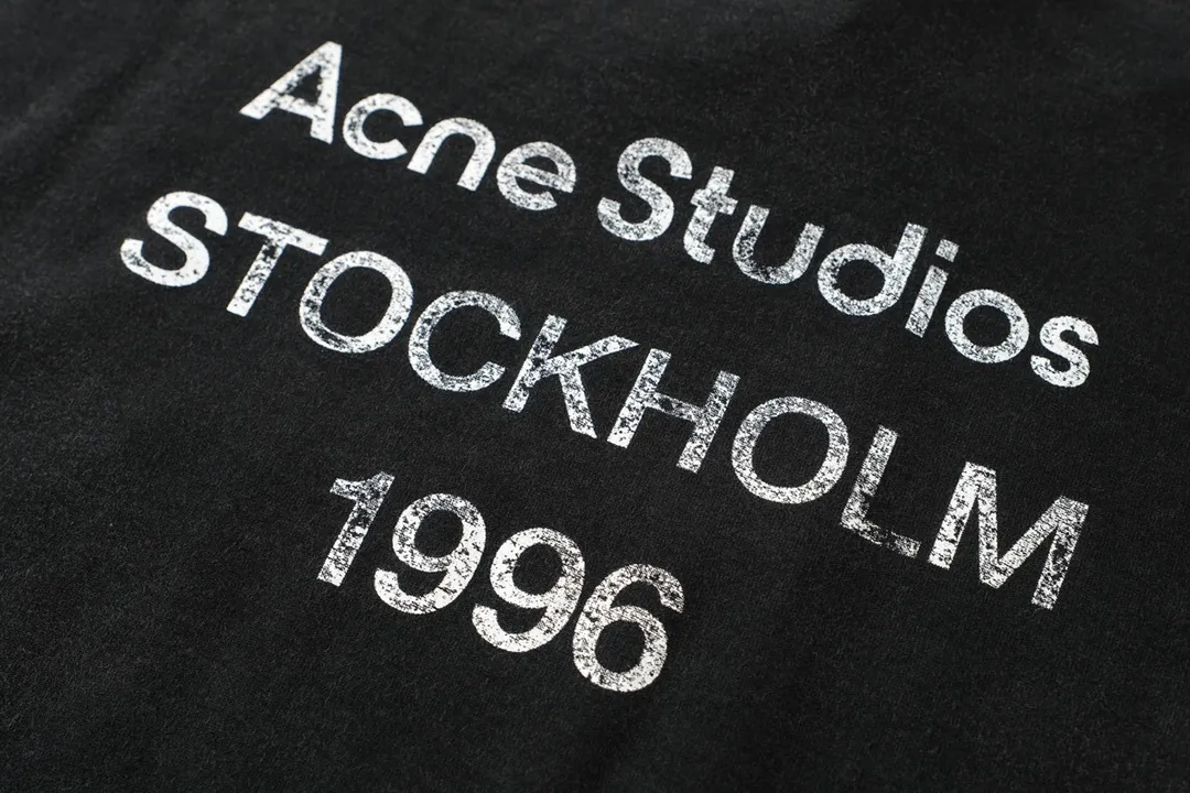 Black In Stock 8026#AC LOGO T Black White S-XL ： ：8026#12011055
